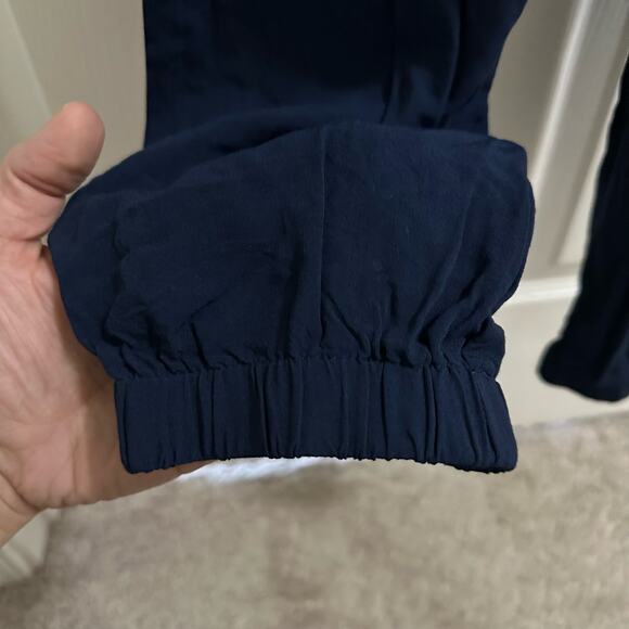 Lulu’s Learning to Fly Navy Blue Halter Jumpsuit Women’s size Small - Picture 5 of 13